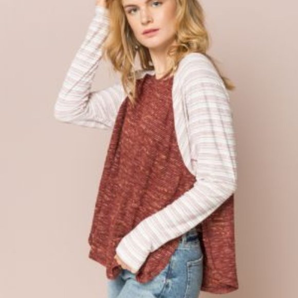 Hem & Thread Flowy Raglan Top - Picture 5 of 8